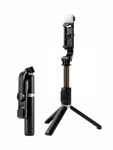 Орбита OT-SMH19 палка для селфи, трипод (194-760мм, пульт Bluetooth, LED)